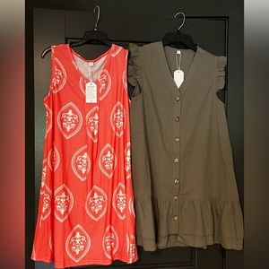 NWT - ladies casual sundresses. 2 for the price as 1!!